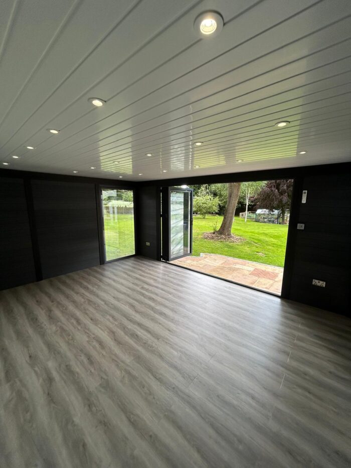 flat or pitched roof for garden room